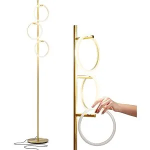 Brightech Saturn Lámpara de pie LED diseño único que_1