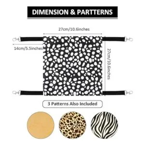 4 Pieces Rat Hammock Ferret Hammock Guinea Pig Cage