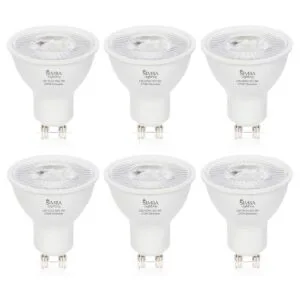 Simba Lighting Bombilla LED GU10 de 5 W regulable paquete