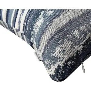 ROMANDECO Set of 2 Stripe Pillow Case Jacquard Square_3