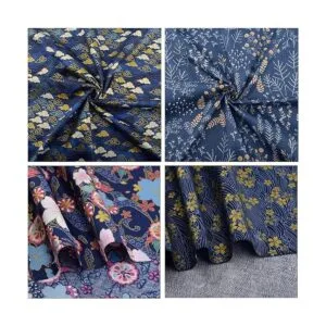 Queenbox 6 piezas de tela impresa japonesa 15.7 x 19.6_6