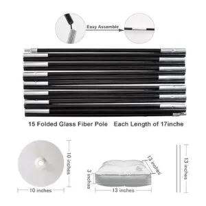 IDAODAN Kit de arco de globos soporte de arco de globos_6