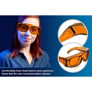 Gafas cómodas para dormir color naranja Gafas de_3