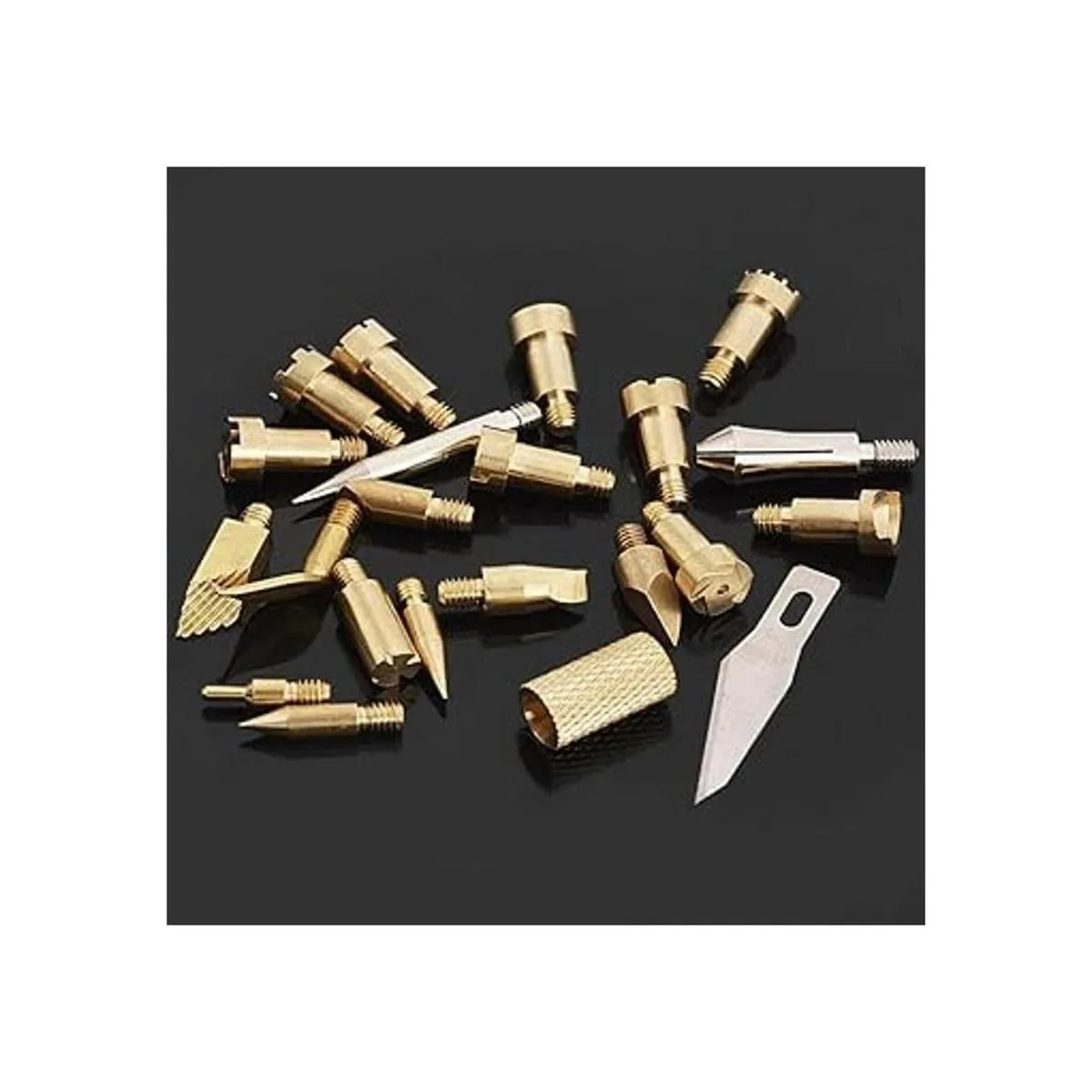 23 puntas de pirografía para quemar madera kits de