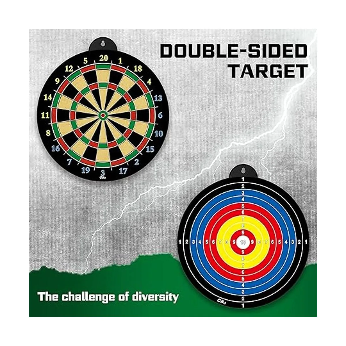 Tablero de dardos magnético 12 dardos magnéticos rojo_3