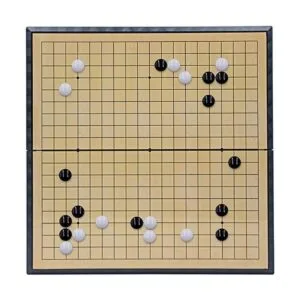 Juego de ajedrez magnético de 11.2 pulgadas con piedras de_2