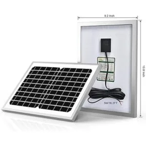 SUNER POWER 10 Watt Solar Panel Powered Charger Kit