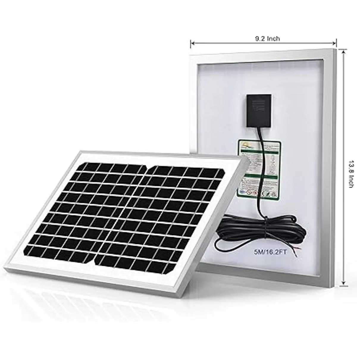 SUNER POWER 10 Watt Solar Panel Powered Charger Kit