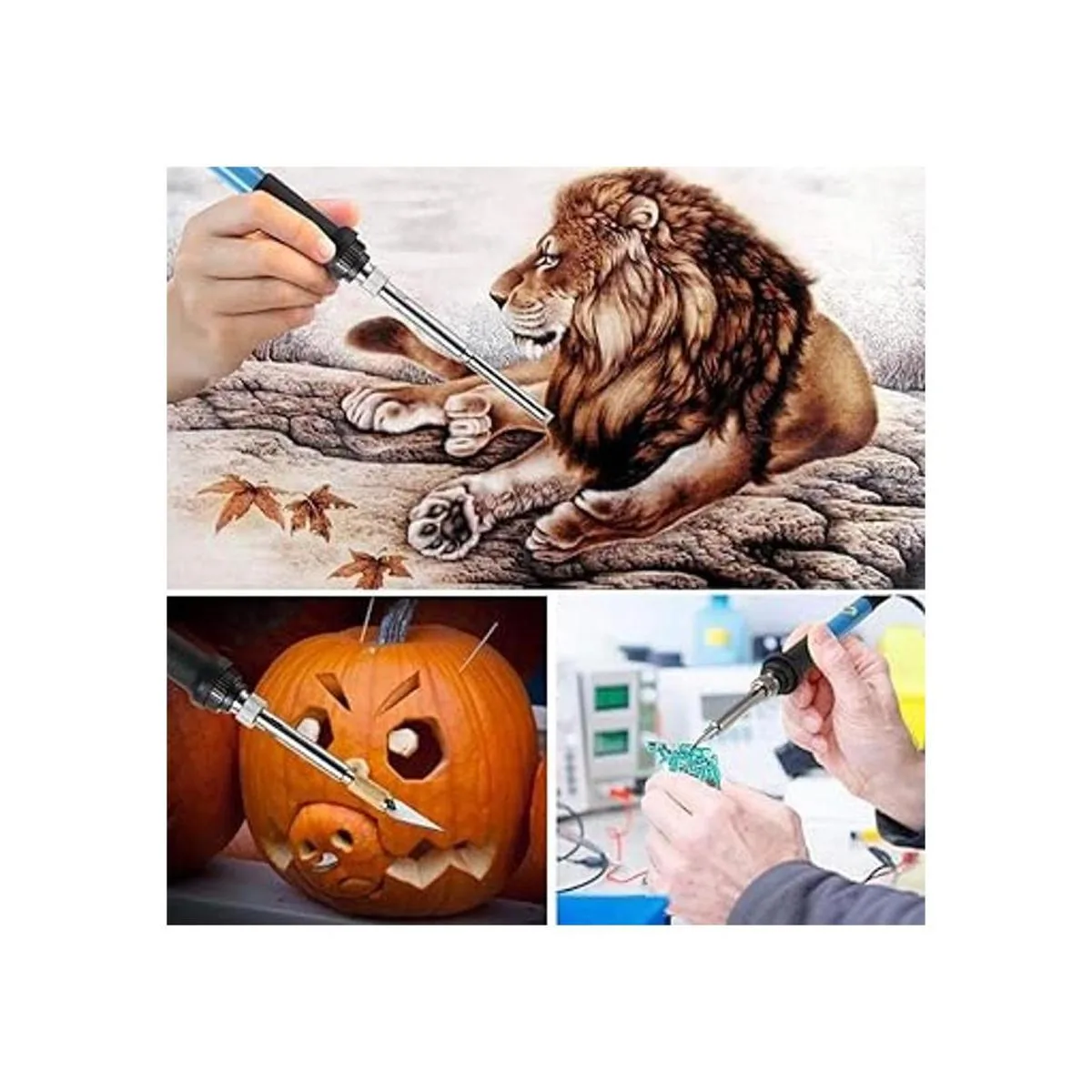 23 puntas de pirografía para quemar madera kits de