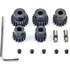 Juego de engranajes de piñón RC 32P 0.197 in de metal_1