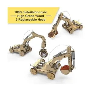 Juego de juguetes para vehículos de excavadora de_3