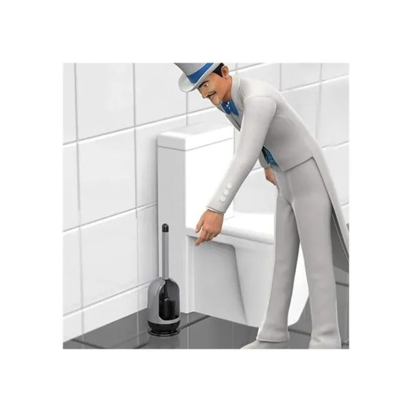 MR.SIGA Toilet Bowl Brush and Holder for Bathroom