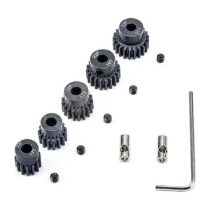 Juego de engranajes de piñón RC 32P 0.197 in de metal_4