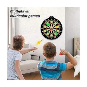 Tablero de dardos magnético 12 dardos magnéticos rojo_5