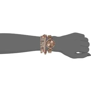 Anne Klein juego de reloj pulsera y pulseras para mujer_3