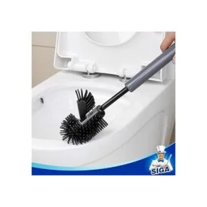 MR.SIGA Toilet Bowl Brush and Holder for Bathroom