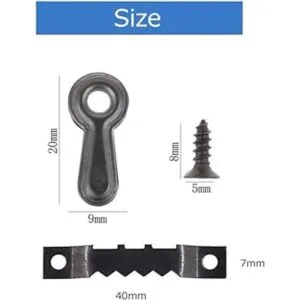 Amerlery 100 botones de giro de fotos y 25 piezas de marco_3