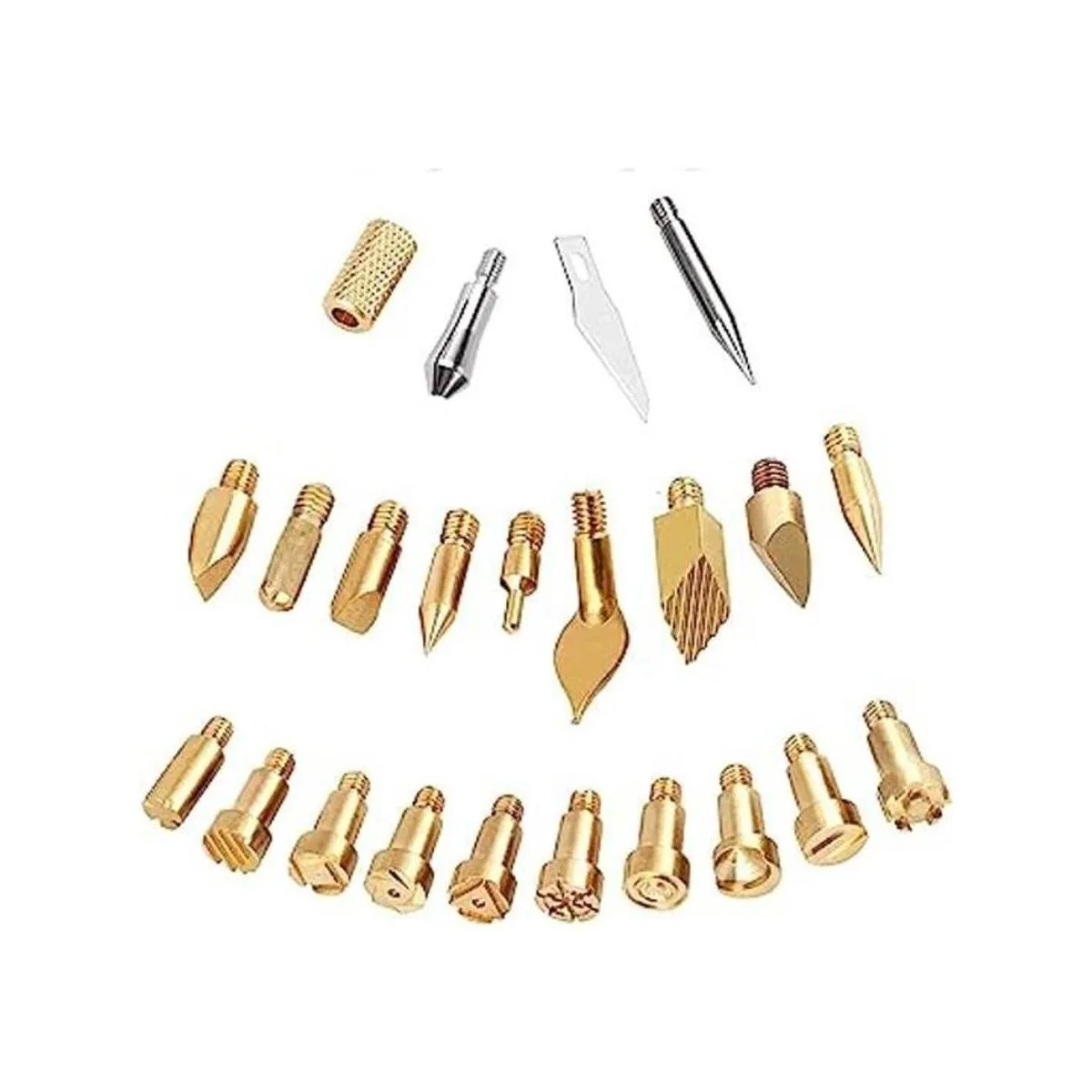 23 puntas de pirografía para quemar madera kits de