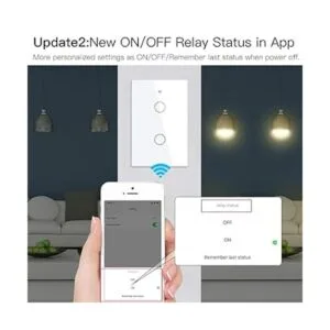 MoesGo Interruptor inteligente de luz de pared WiFi panel_3