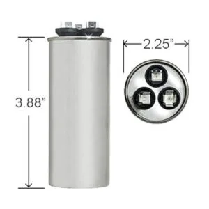 ClimaTek Condensador redondo para GE 97F9851 455 uf_3