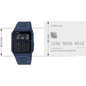 CA53WF2B Calculadora digital azul para hombre