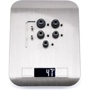 Juego de engranajes de piñón RC 32P 0.197 in de metal_2