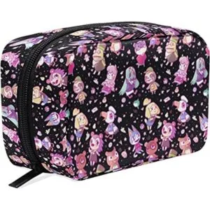 Bolsa de cosméticos portátil y adecuada para viajes con_1