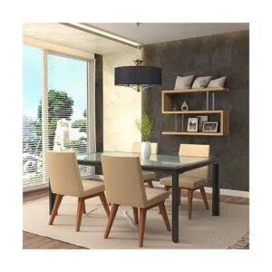 Kira Home Alondra Lámpara moderna de 20 pulgadas con 3_3