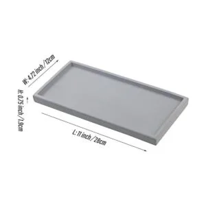FREELOVE Bandeja de hormigón para servir bandeja de