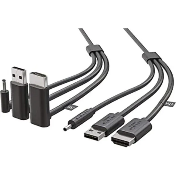 Skywin Cable 3 en 1 para HTC Vive 3 en 1 HDMI USB DC_1