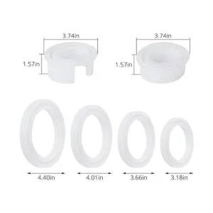 6 moldes de resina para pulseras grandes molde de_4