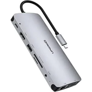 Hub USB C 13 en 1 tipo C con 4 K HDMI VGA 2 USB 3.03_1