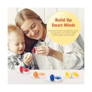 Coogam Letras a juego Huevos 26PCS ABC Alfabeto_4