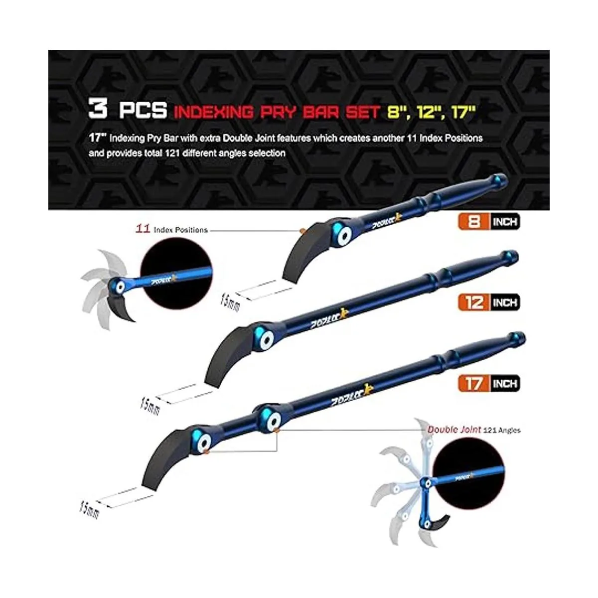 POPLOCK Juego de 3 barras de palancaherramientas_4