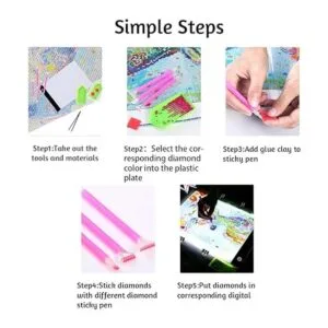 LIRUNQIU Kit de 59 almohadillas de luz LED A4 de pintura