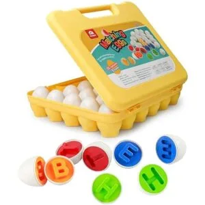 Coogam Letras a juego Huevos 26PCS ABC Alfabeto_1
