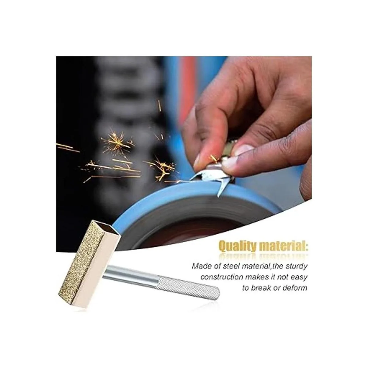 3 piezas de muela de pulido de diamante muela de piedra