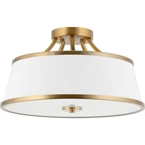 Kira Home Zoey Lámpara de techo moderna de 3 luces_1