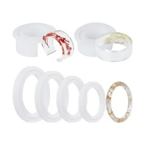6 moldes de resina para pulseras grandes molde de_1