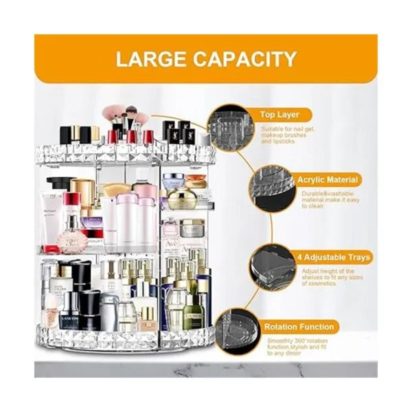 Organizador de maquillaje giratorio de 360 grados 7 capas_4