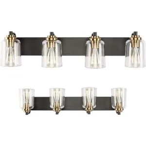 SOLFART Accesorios de iluminación vintage para baño negro_4
