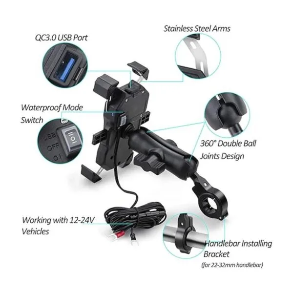 KWG Soporte para celular para motocicleta_3