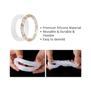 6 moldes de resina para pulseras grandes molde de_5