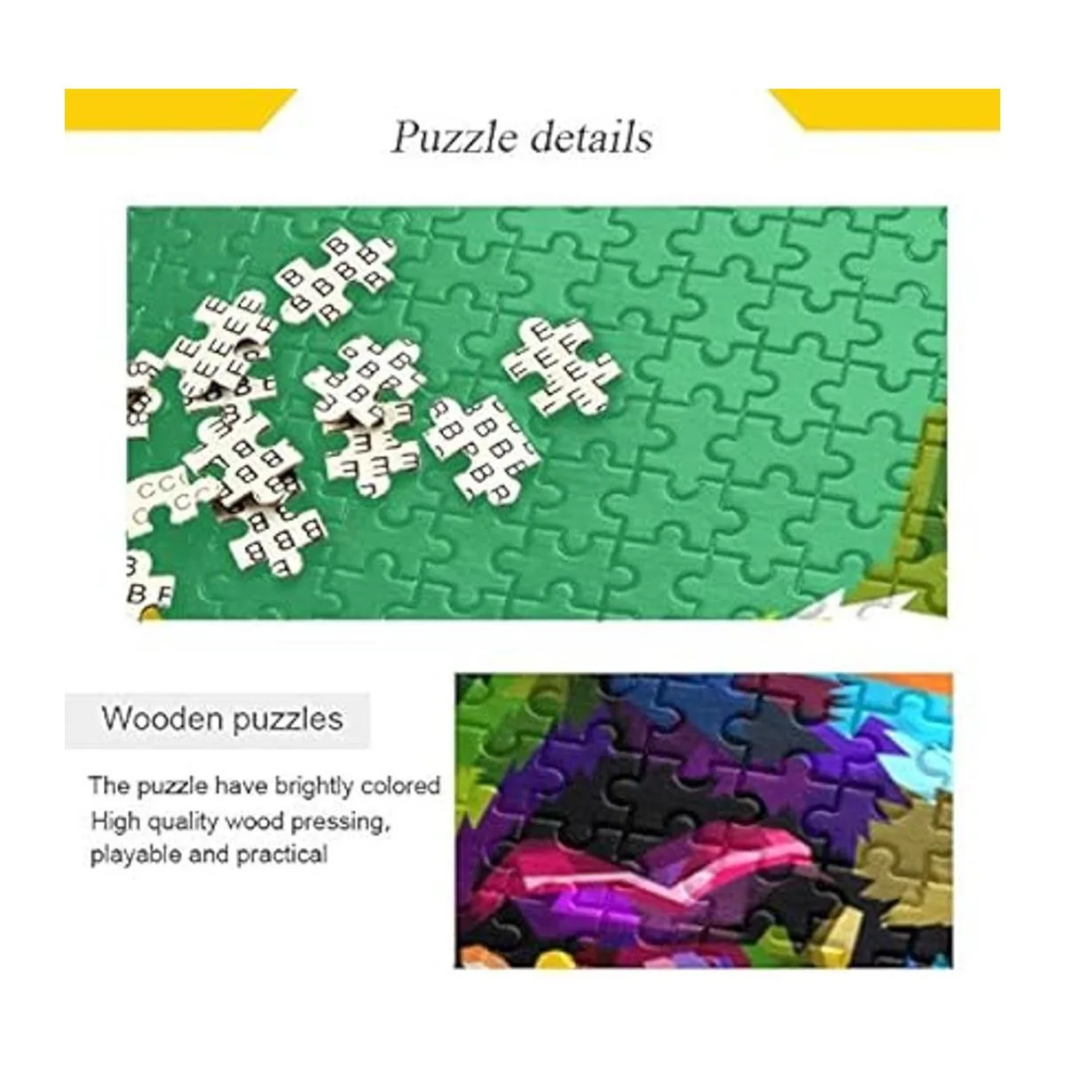 Nander 500 piezas rompecabezas juguetes divertidos Bulldog_2