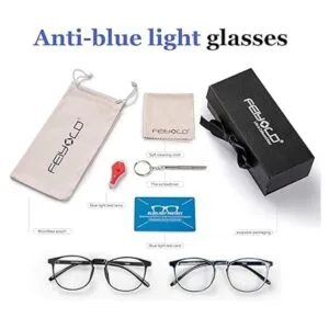 FEIYOLD Lentes de bloqueo de luz azul para mujeres y_2