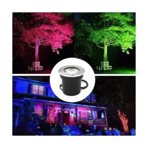 ALEDECO Paquete de 4 luces LED de bajo voltaje de 3 W 12_4