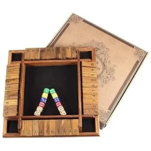 AMEROUS Juego de dados de 1 a 4 jugadores juego de_5