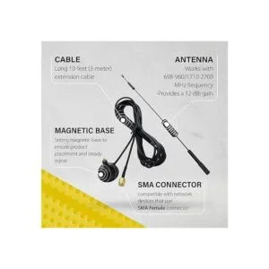 Shopcorp Antena de resorte omni direccional GSM con_5