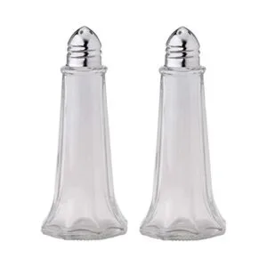 Salero o pimentero de cristal de estilo Torre Eiffel de_1