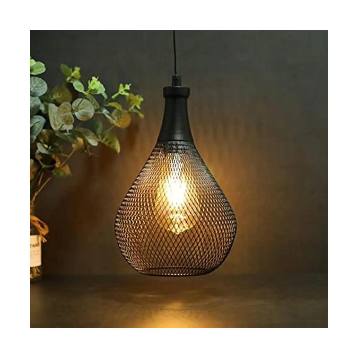 JHY DESIGN Lámpara colgante funciona con pilas ideal_1